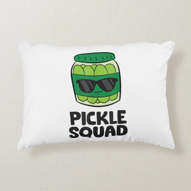 Coussins Décoratifs Pickle Lover Team Pickles Funny Pickle Squad (Devant)