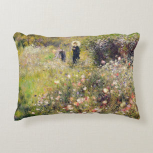 Coussins Décoratifs Pierre un paysage d'été de Renoir  