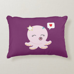 Coussins Décoratifs Pieuvre rose pour bébé