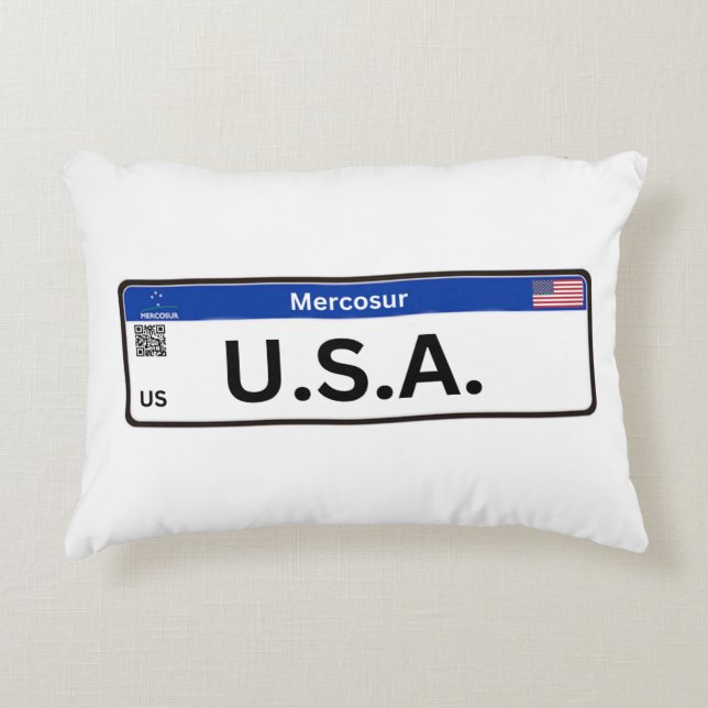 Coussins Décoratifs Pillow USA Mercosur (Devant)
