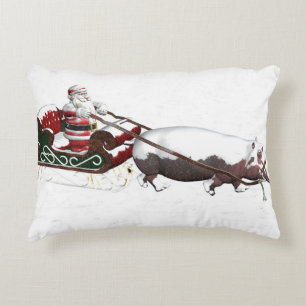 Coussins Décoratifs Piloté Par Hippopotame