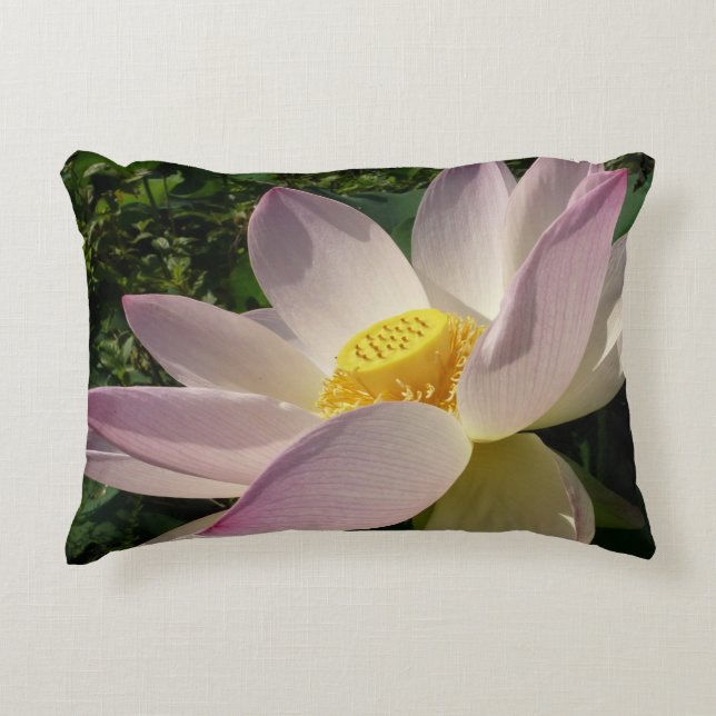 Coussins Décoratifs Pink Lotus Flower III Summer Floral (Devant)