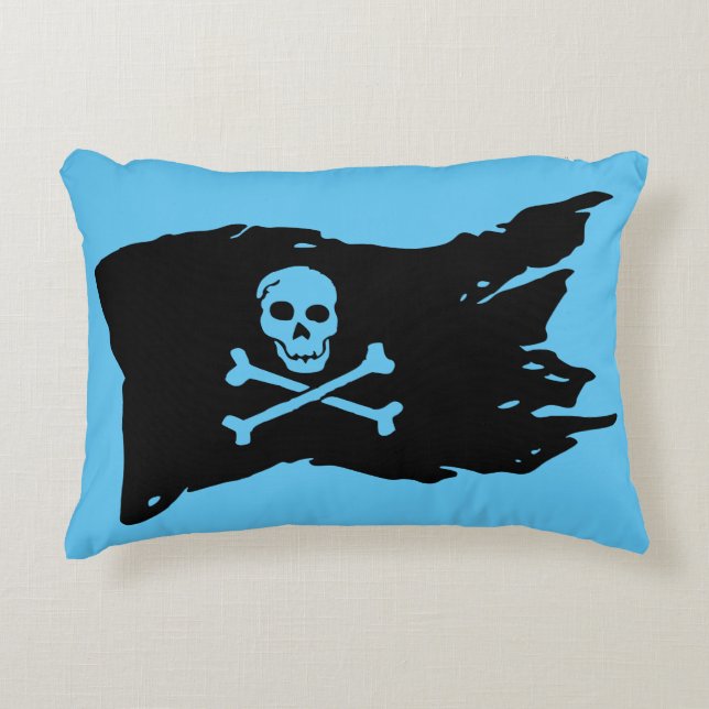 COUSSINS DÉCORATIFS PIRATE DRAPEAU LÂCHE PILOTE (Devant)