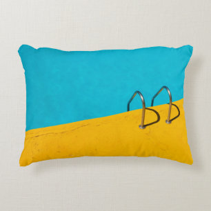 Coussins Décoratifs Piscine avec échelle en acier inoxydable