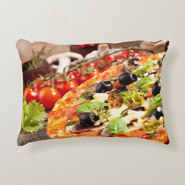 Coussins Décoratifs Pizza italienne fraîche (Devant)