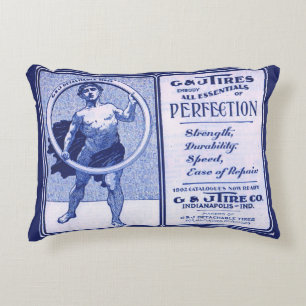 Coussins Décoratifs Pneus G & J 1902 et impression