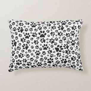 Coussins Décoratifs Poches de chien noir et blanc Poka Dot