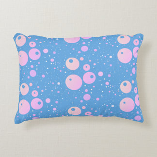 Coussins Décoratifs Points créatifs bleu rose