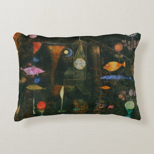 Coussins Décoratifs Poisson magique - Paul Klee (Devant)