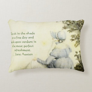 Coussins Décoratifs Portrait de Jane Austen + citation