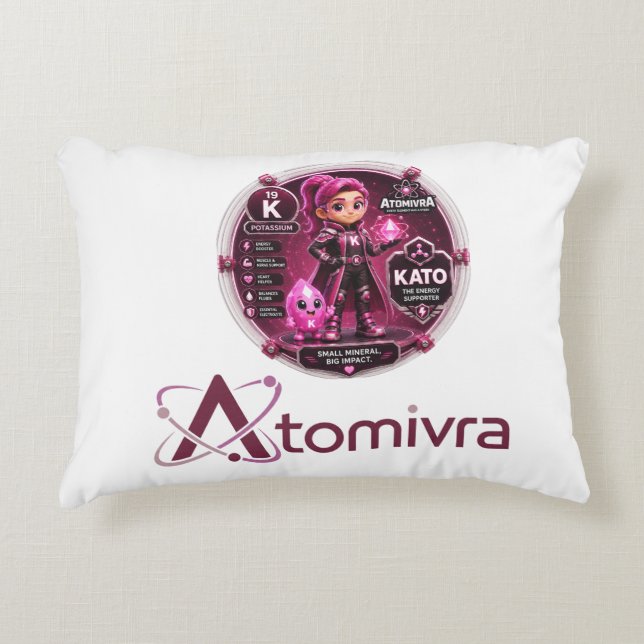 Coussins Décoratifs Potassium ATOMIVRA (Devant)