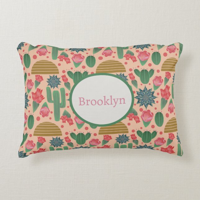 Coussins Décoratifs Poupée Rouge Désert Floral Poupée Poupée Décor-Béb (Devant)