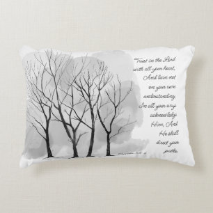 Coussins Décoratifs Proverbes 3:5-6 Ayez confiance dans le Seigneur