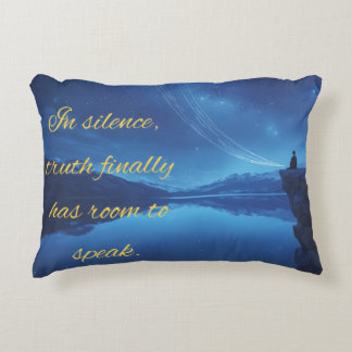Coussins Décoratifs Quote on Silence Pillow