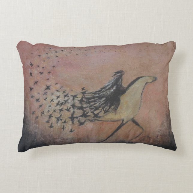 Coussins Décoratifs Raven Wind Accent Pillow (Devant)