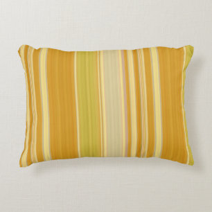 Coussins Décoratifs Rayures Jaune Ensoleillé