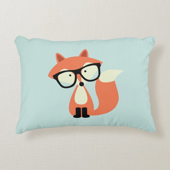 Coussins Décoratifs Renard rouge Hipster (Devant)
