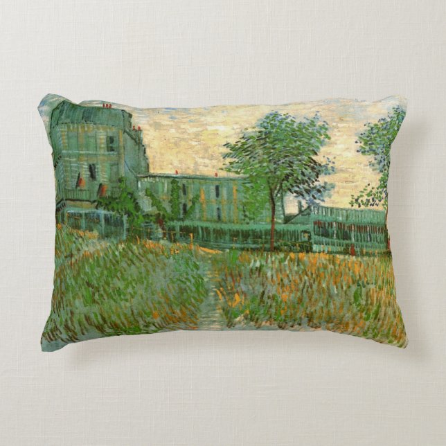 Coussins Décoratifs Restaurant Sirene, Asnières par Vincent van Gogh (Devant)