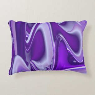 Coussins Décoratifs Rêves d'arc-en-ciel de fleurs violettes