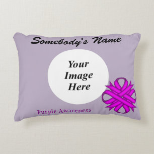 Coussins Décoratifs Ribbon Clover violet Modèle par Kenneth Yoncich