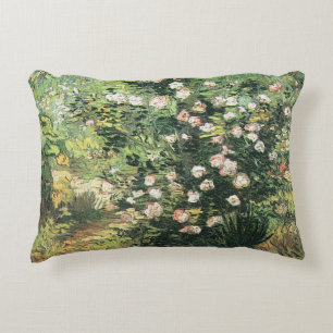 Coussins Décoratifs Rosebush in Blossom par Vincent van Gogh