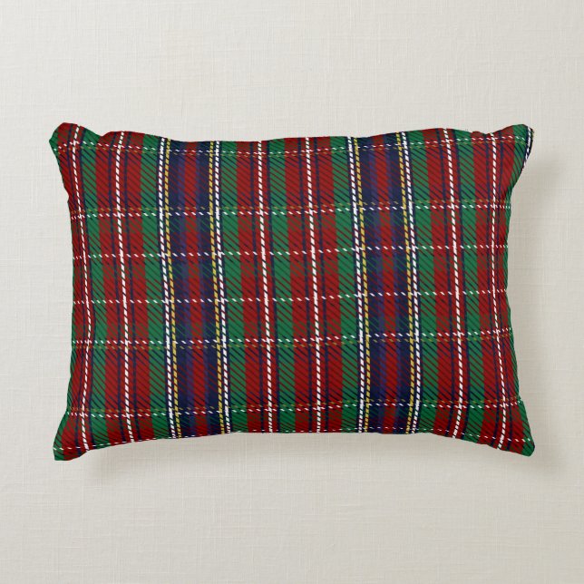 Coussins Décoratifs Rouge Plaid Scottish Rustique Flannel Imprimer (Devant)