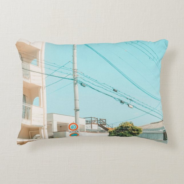 COUSSINS DÉCORATIFS ROUTE PRÈS DE LA MAISON (Devant)