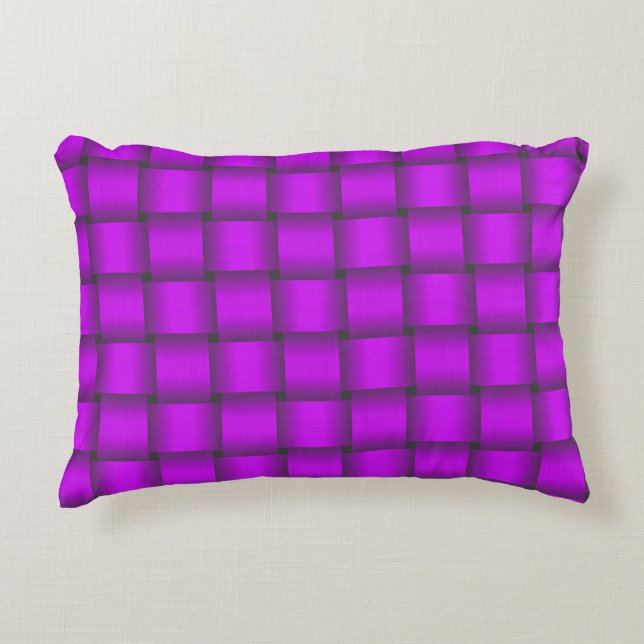 Coussins Décoratifs Ruban Fuchsia (Devant)