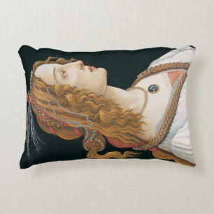 Coussins Décoratifs Sandro Botticelli - Portrait d'une jeune femme