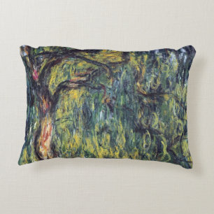 Coussins Décoratifs Saule pleureur de Claude Monet, Beaux-arts vintage