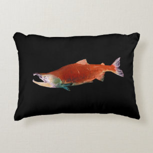 Coussins Décoratifs Saumon Sockeye en rouge
