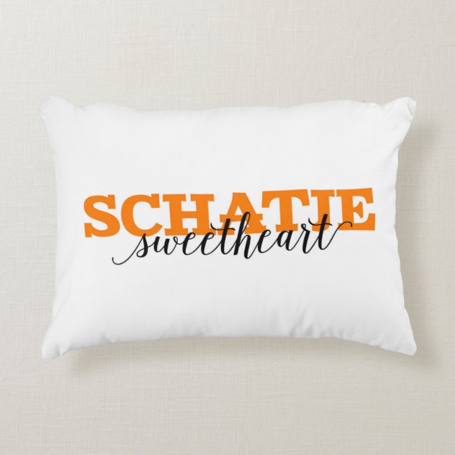 Coussins Décoratifs Schatje/mots néerlandais vocabulaire d'amoureux (Devant)