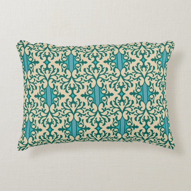 Coussins Décoratifs Seamless background from a floral ornament, Fashio (Devant)