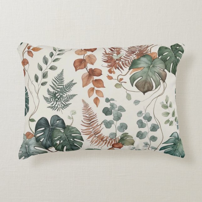 Coussins Décoratifs Seamless boho botanical pattern Flowers  (Devant)