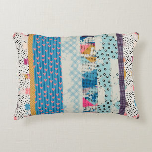 Coussins Décoratifs Seamless pattern, patchwork tiles.
