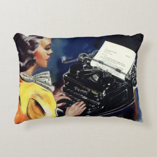 Coussins Décoratifs Secrétaire exécutif vintage des affaires Lettre d'