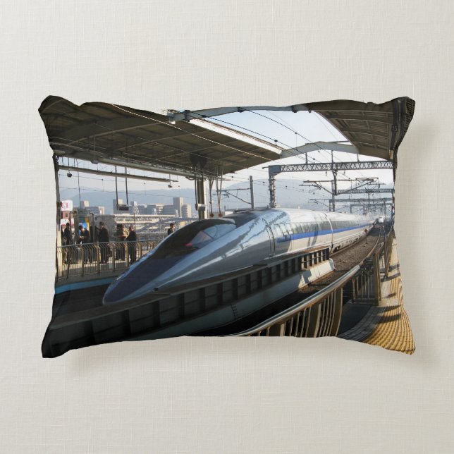 Coussins Décoratifs Shinkansen série 500 新 幹 train 線 (Devant)