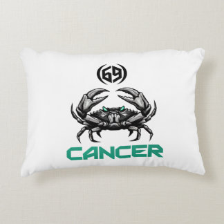 Coussins Décoratifs Signe du zodiaque Cancer Néon Cyber Techwear