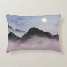 Silhouettes de Montagne Pastel | Nature minimalist