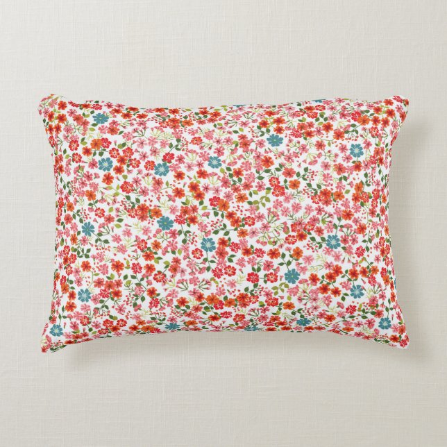 Coussins Décoratifs Simple motif mignon dans des fleurs à petite échel (Devant)