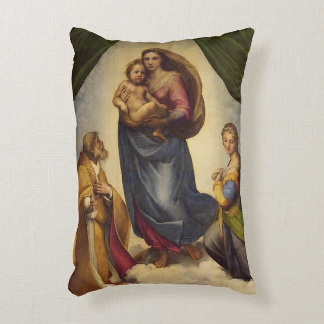 Coussins Décoratifs Sistine Madonna de Rapahel (Devant(Vertical))