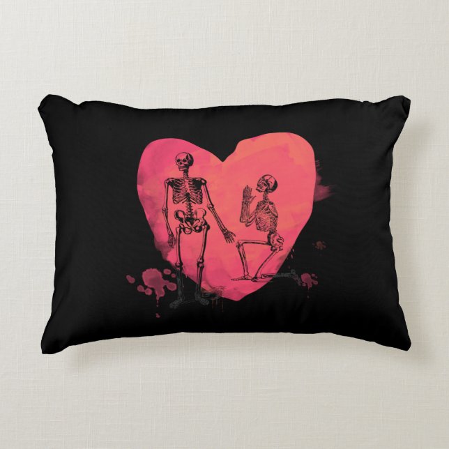 Coussins Décoratifs Skeleton Love (Devant)