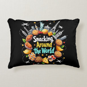 Coussins Décoratifs Snacking Autour Du Monde Fast Food Travel Travele