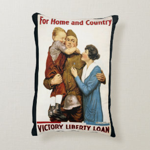 Coussins Décoratifs Soldat patriotique vintage pour le Victory Liberty