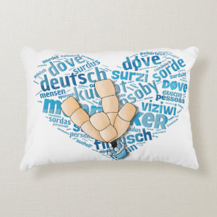 Coussins Décoratifs Sourd-main - Amour-Cœur