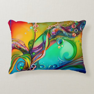 Coussins Décoratifs Splash ! Bulles colorées Abstraites
