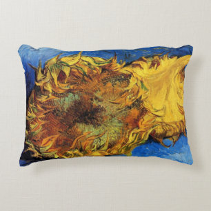 Coussins Décoratifs Still Life Two Cut Sunflowers par Vincent van Gogh