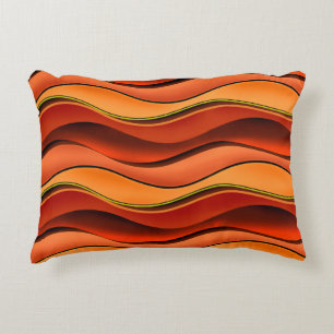 Coussins Décoratifs Stripes Wavy : Design Motif sans couture.