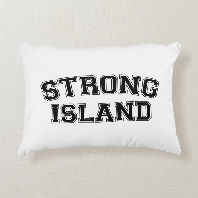 Coussins Décoratifs Strong Island, NYC, États-Unis (Devant)