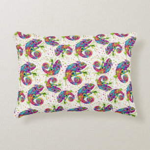 Coussins Décoratifs Style d'aquarelle des teintures Chameleon